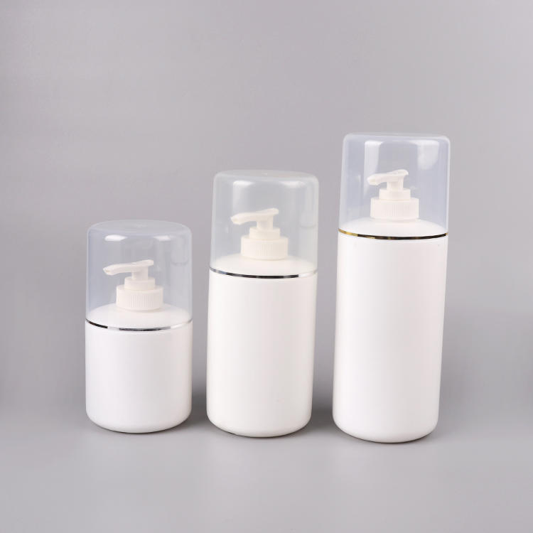 Kosmetikverpackungen / Runde PE-Flaschen / Lotion-Flaschen（250ml/300ml/400ml/500ml）