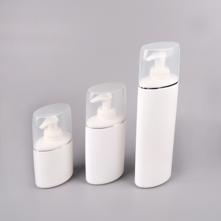 Kosmetikverpackungen / Ellipse PE-Flaschen / Lotion-Flaschen（Kundenspezifisch）